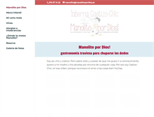 Tablet Screenshot of manolitopordios.es